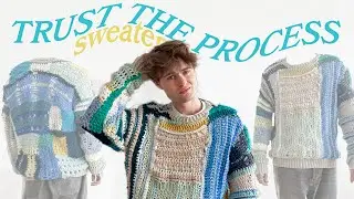 TRUST THE PROCESS SWEATER | CROCHET TUTORIAL