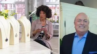 Diamonique LUX VUE Magnifying Glass Pendant Necklace on QVC