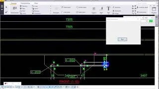 [Tekla Structures] Auto Dimension for Assembly Drawing