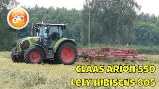 Silage 2025 | Claas Arion 550 & Lely Hibiscus 805 Master rake