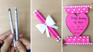 DIY - Easy Heart Birthday card for loved ones | Birthday gift ideas | Rolling card for birthday