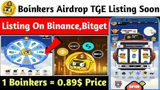 ♻️Boinkers Airdrop TGE Listing Updates | Boinkers Airdrop Listing On Binance, Bitget, BYBIT Exchange