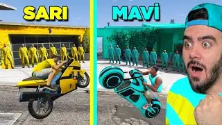 FRANKLIN MAVI TAKIM SARI TAKIMA KARŞI MOTOR BULDU - GTA 5 MODS