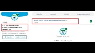 B2C Solution Architect Certification Maintenance (Winter &rsquo;26) | Salesforce