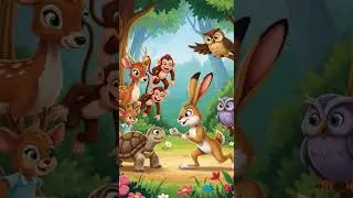 Kachhuaa aur khargosh ki kahani #cartoon #cartoonvideo #kidsvideo #moralstories
