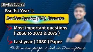 PHYSICS Most Important Questions BSc 1st year || Past year questions || Model question BSc