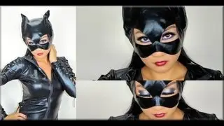 Урок по макияжу Женщины-кошки! Макияж на Хэллоуин