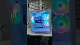 PC Power Ice Cube White Desktop Gaming Casing
