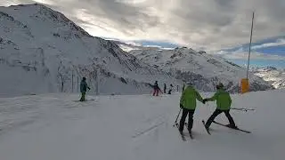 Andermatt - 29.01.22 -  Crossing Oberalppass on skis - Part 1 - Guetsch to Lutersee Flyer