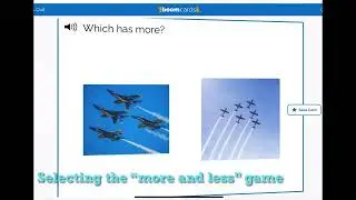 Comparing more and less- early math and special education digital activity
