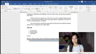 Writing an Assignment Using Microsoft Word [Font, Bulleting, Page Number]