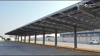 Bifacial Solar PV Carport - Al Taaqa Global, Dubai South