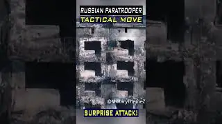 Russian Soldier's Bold and Tactical Move in Close Combat #army