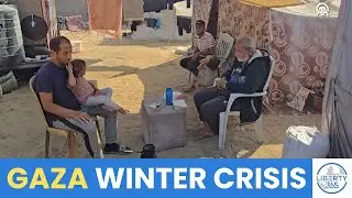 Gaza Families STRUGGLE to Survive Winter in Makeshift Shelters After War
