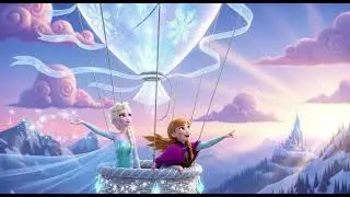 Полёт Эльзы и Анны на хрустальном шаре 🎈💎❄️ | Волшебная песня из &laquo;Холодного сердца&raquo; для детей | Д...