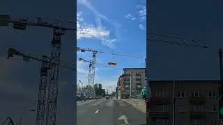 When a Crane Becomes a Patriot: This Flag is MASSIVE! 😱🇱🇹