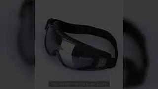 Double-layer Outdoor Windshield Labor Protection Glasses PC Lens Protective Head-mounted Adult Men's