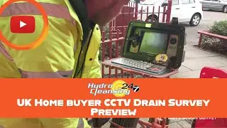 UK Home buyer CCTV Drain Survey Preview | Hydro Cleansing