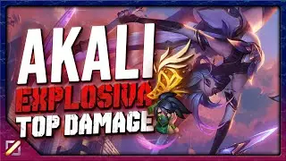 🔫 SUBE ELO GRATIS con "AKALI" -  AKALI XPLOSIVA | 🤠 COMO JUGAR AKALI MID en la S14 en ESPAÑOL -