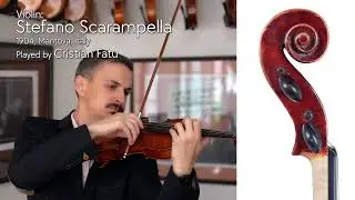 Stefano Scarampella violin, 1904, Mantova, ITALY / Cristian Fatu / at the Metzler Violin Shop