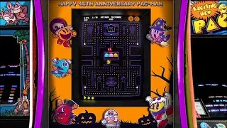 Pac-Man (Google Doodle Edition) Realistic Arcade Bezel using The Mega Bezel Shader