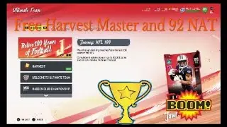 FREE HARVEST MASTER AND 92 NAT PLAYER MUT 20 | Madden 20 Ultimate Team