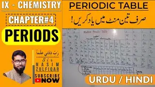 Learn Periodic Table in 3 Minutes || Urdu/Hindi