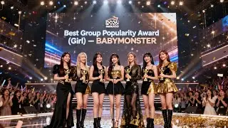 BABYMONSTER одерживают крупную победу! Кто станет следующим обладателем награды за популярность груп