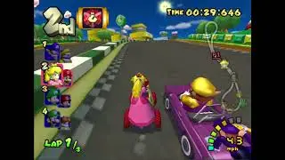 Mario kart double dash game play no audio 