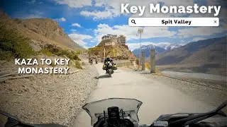 Kaza to Key | Key Monastery | Spiti Valley | Dominar 400 | #spiti
