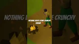 Mmm crunchy shrimp and XP #osrs