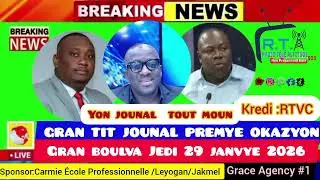 ​FLASH: Tout Gwo Tit Yo Pou Jounen an – [29  Janvye 2026] | yon gwo nouvèl k ap fè aktyalite]