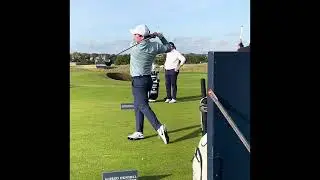 Slow Motion Robert MacIntyre Golf Swing Driver Front on Carnoustie 2024 #golf