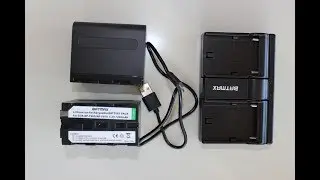 Проверка емкости аккумуляторов Batmax NP-F960
