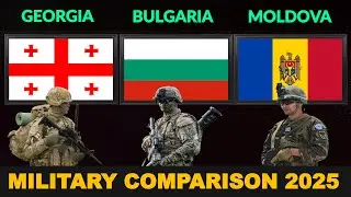 Georgia vs Bulgaria vs Moldova Military Power Comparison 2025