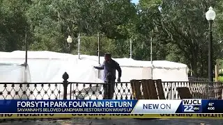 Forsyth Park fountain set to return to Savannah