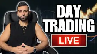 Day Trading Bitcoin LIVE! | NY OPEN (Technical Analysis | Market Cipher B)