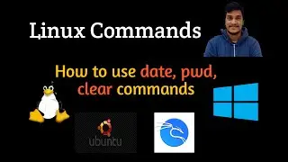 4. How to use date, pwd, clear in Linux l Date l pwd l clear l Video-4 l Cognitive Hub l Linux
