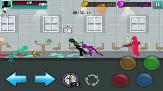 Anger Of Stick 5: Zombie (Main) Level 8 All Levels Gameplay Android,iOS