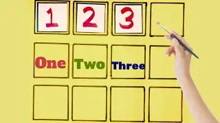 Learn Numbers 1-10  With Spelling | 1234 | Numbers song | Kids Math Video | Intresting Trick