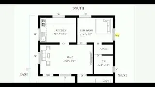 25 x 35 North facing building plan as per vastu tamil
