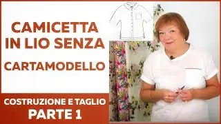 Camicetta in lino, senza cartamodello. Costruzione e taglio. Parte 1