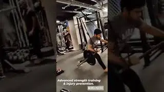 Allu Sirish Doing Advanced Strength Training and Injury Prevention Workouts in Gym Exclusively
