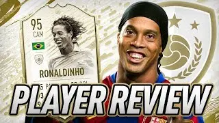 95 ICON MOMENTS RONALDINHO PLAYER REVIEW! - FIFA 20 Ultimate Team