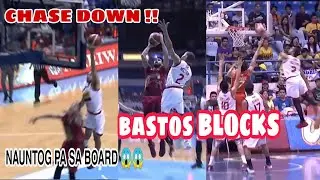 JUSTIN MELTON TOP BASTOS BLOCKS IN PBA | MOSTLY CHASE DOWN