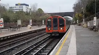 Central line 1992TS Arriving And Departing North Acton Station | Central Line 1992 Stock