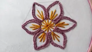 Modern Hand Embroidery Very Easy Fancy Embroidery Design Flower Stitch Technique For Tutorial 