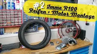 Reifen Montieren an der Imme R100 #2 | Restauration & Technik