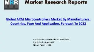 ARM Microcontrollers Market 2017: Size, Overview, Risk, and in Depth Studied 2017-2022