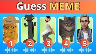 Guess the Meme by Sound or Music 🎧 | 25 Meme Quiz Challenge